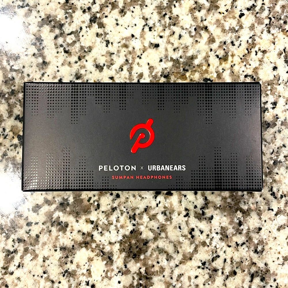 Peloton x Urbanears Black and Red Headphones
